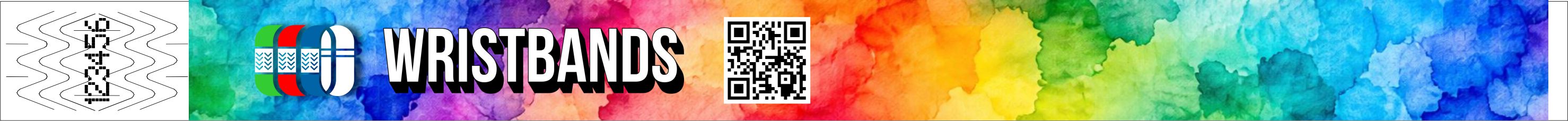 Visuel effet aquarelle avec QR code