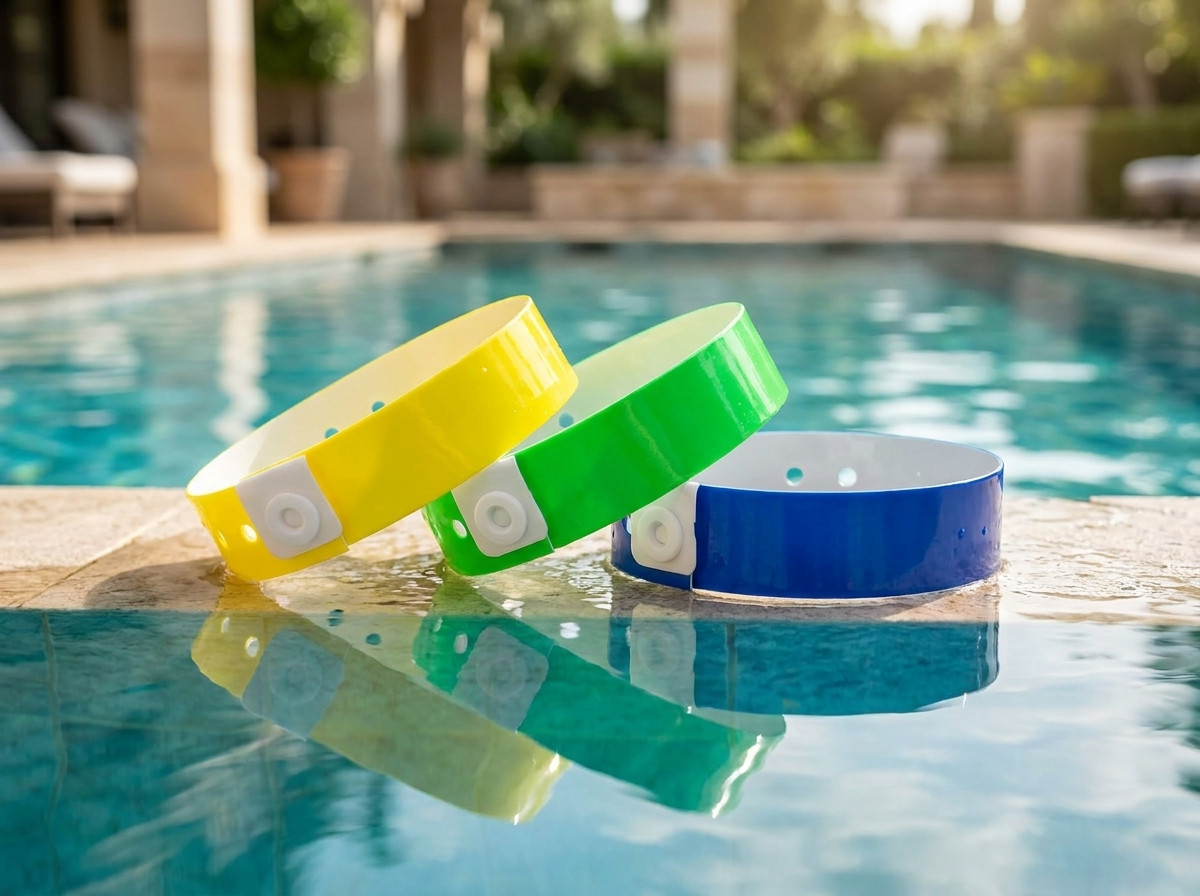 Bracelets hôtel personnalisés pour spa et piscine à Toulouse